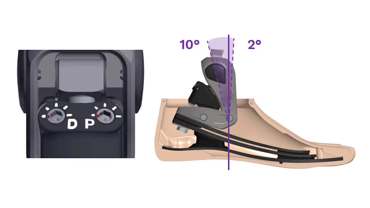 Hydraulic ankle joint