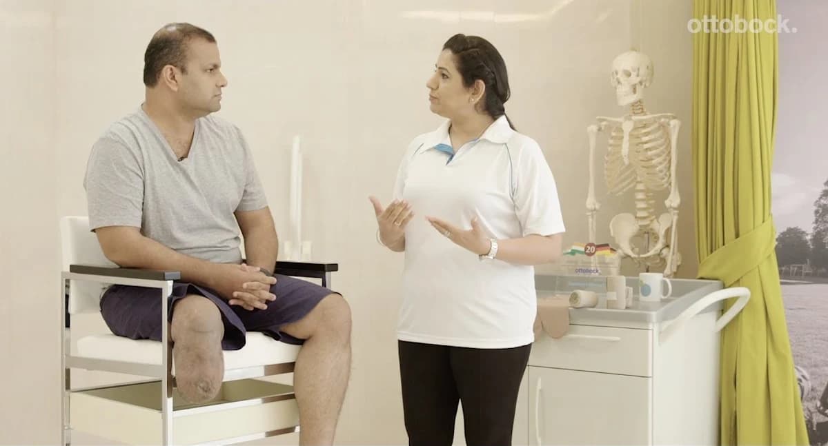 Compression therapy after the amputation
