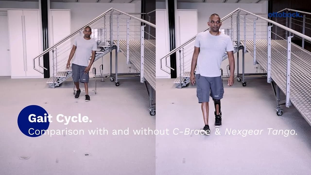Melvin — before/after C-Brace comparison